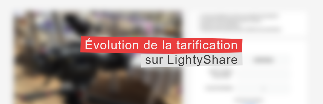 Évolution de la tarification sur LightyShare