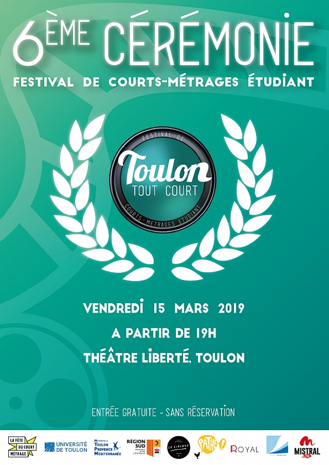 Affiche 2019 de la 6e édition ©Festival Toulon Tout Court
