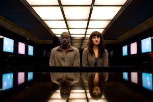 Daniel Kaluuya et Jessica Brown Findlay - Black Mirror - Fifteen Million Merits - ©Giles Keyte